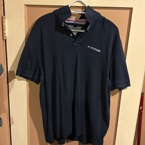 Tommy Hilfiger navy polo shirt
